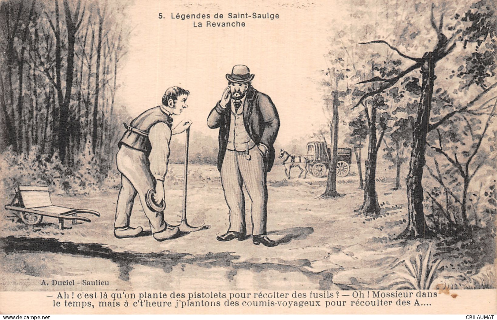 58-SAINT SAULGE FOLKLORE LA REVANCHE-N°5146-G/0221 - Autres & Non Classés