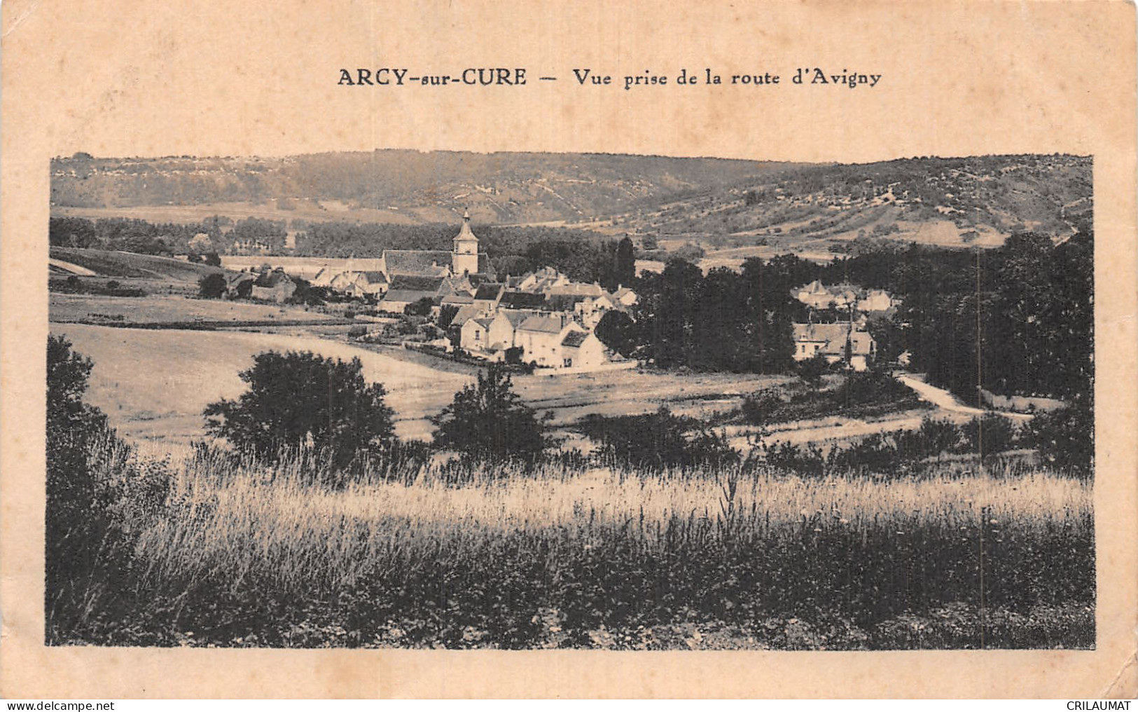 89-ARCY SUR CURE-N°5146-G/0169 - Autres & Non Classés