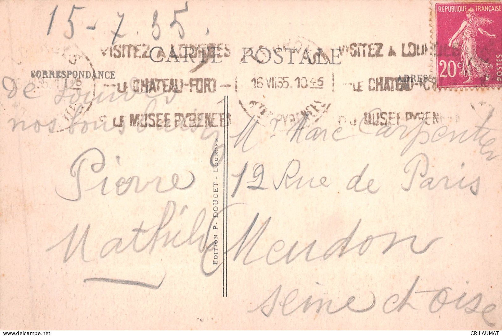 65-LOURDES-N°5146-G/0181 - Lourdes