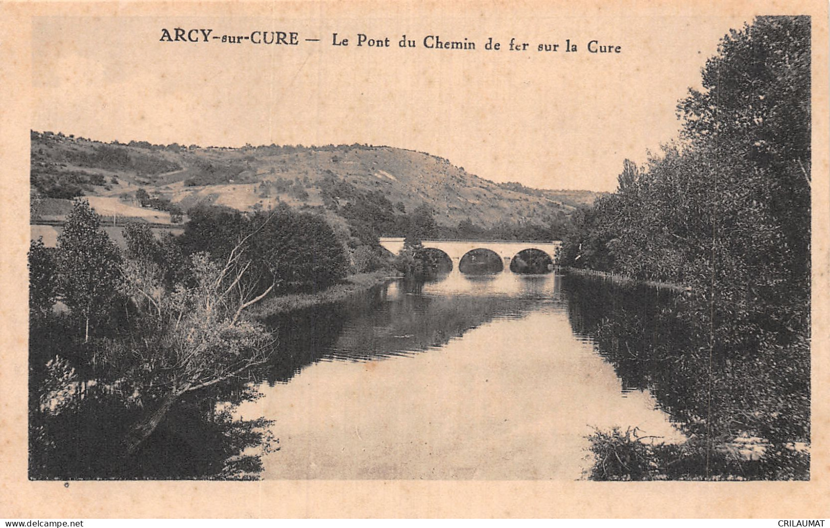 89-ARCY SUR CURE-N°5146-G/0163 - Autres & Non Classés