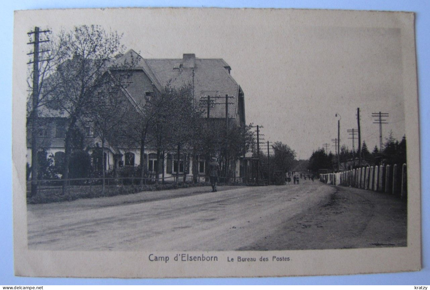 BELGIQUE - LIEGE - ELSENBORN - Camp - Le Bureau De Poste - 1927 - Elsenborn (camp)