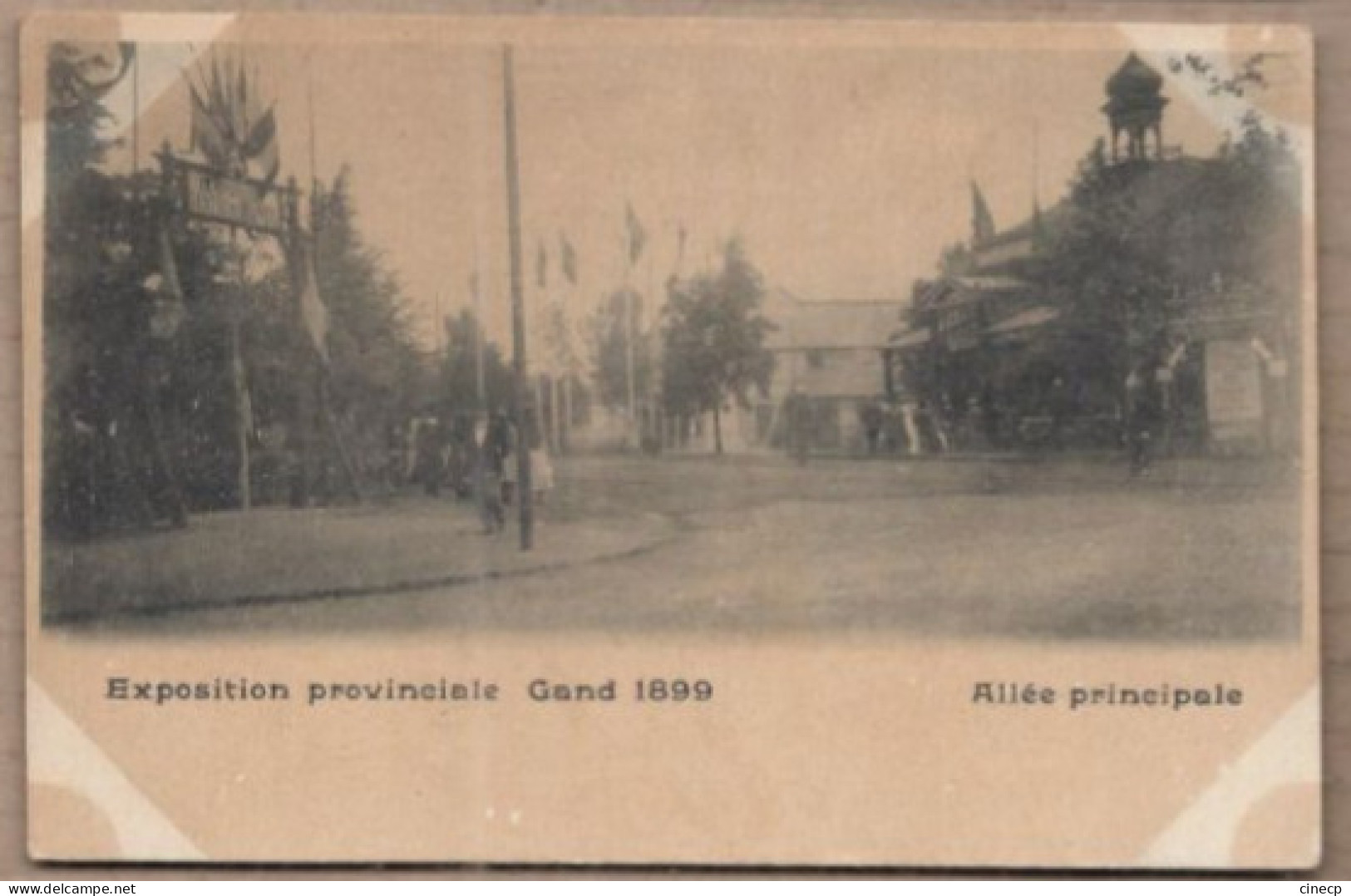 CPA BELGIQUE - GAND - Exposition Provinciale 1899 - Allée Principale - TB PLAN Animation - Gent