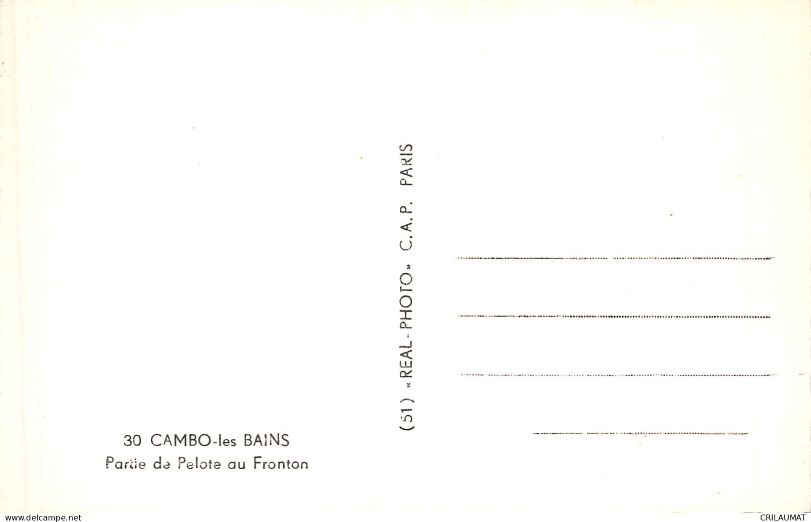 64-CAMBO LES BAINS-N°5146-F/0385 - Cambo-les-Bains