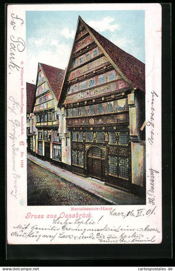 AK Osnabrück, Renaissance-Haus  - Osnabrueck