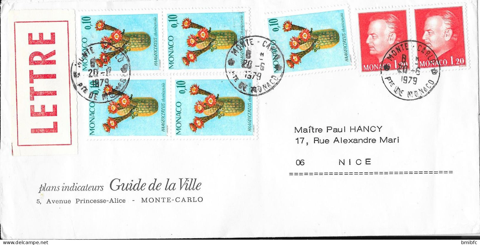 20-6- 1979 Sur Lettre - Covers & Documents