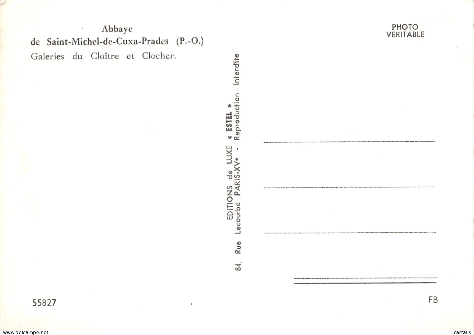 66-SAINT MICHEL DE CUXA PRADES-N°4201-D/0335 - Altri & Non Classificati