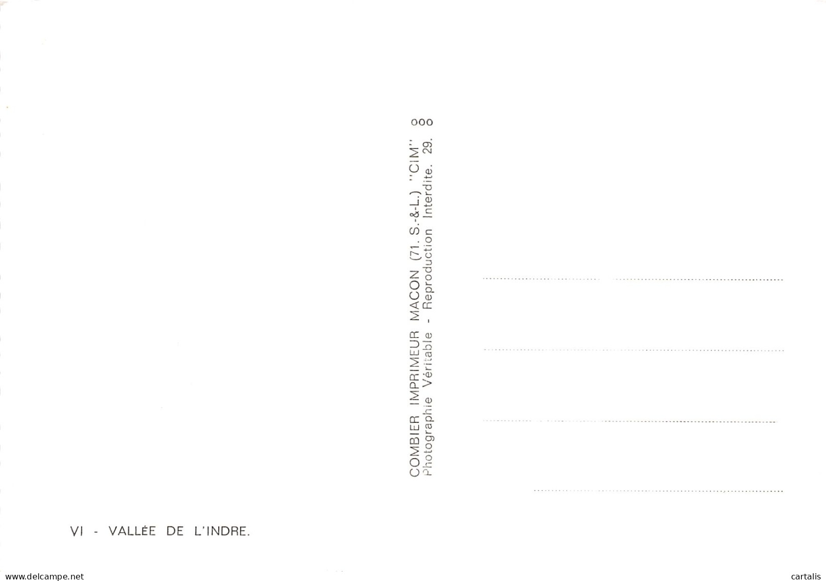 36-VALLEE DE L INDRE-N°4201-D/0327 - Autres & Non Classés