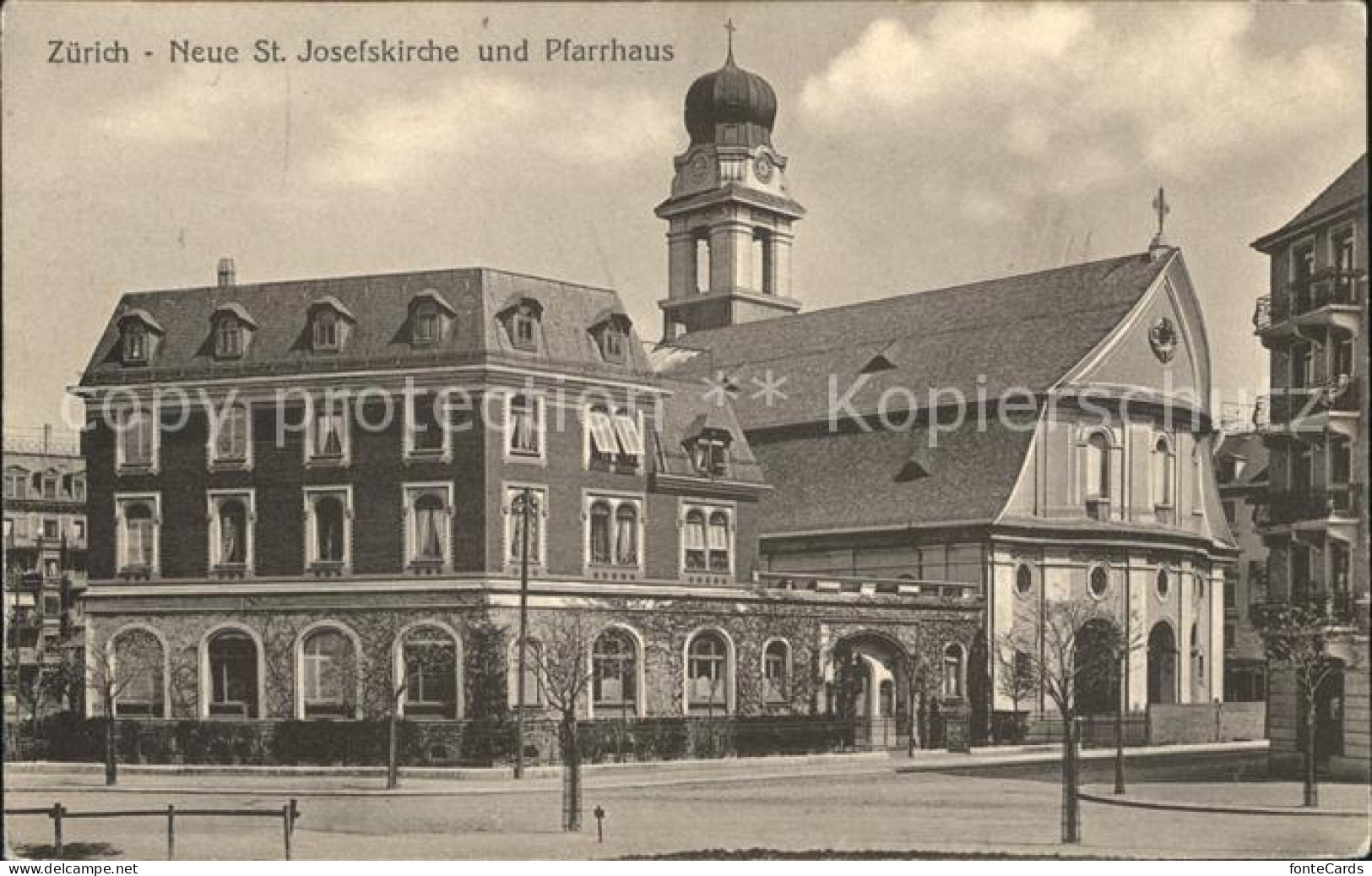 12011027 Zuerich Neue Sankt Josefskirche Und Pfarrhaus Zuerich - Other & Unclassified