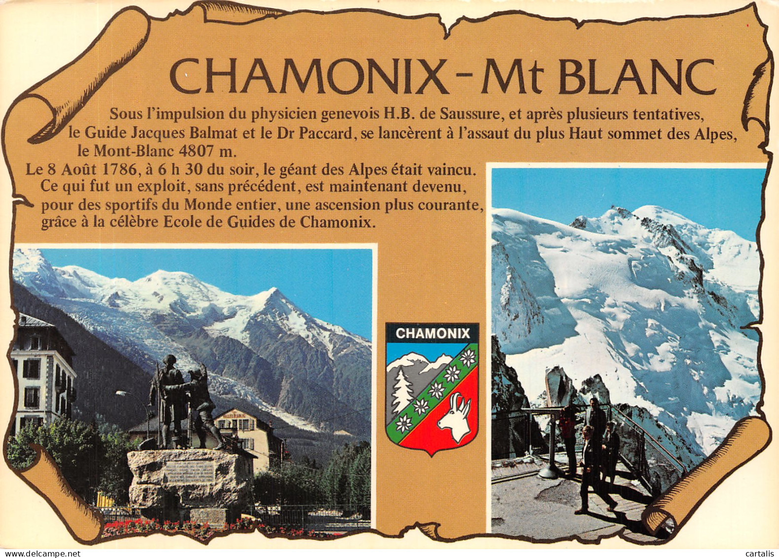 74-CHAMONIX MONT BLANC-N°4201-D/0105 - Chamonix-Mont-Blanc