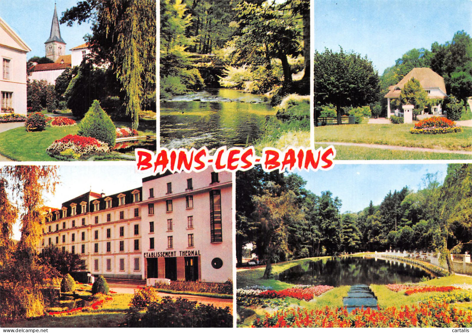 88-BAINS LES BAINS-N°4201-C/0293 - Bains Les Bains