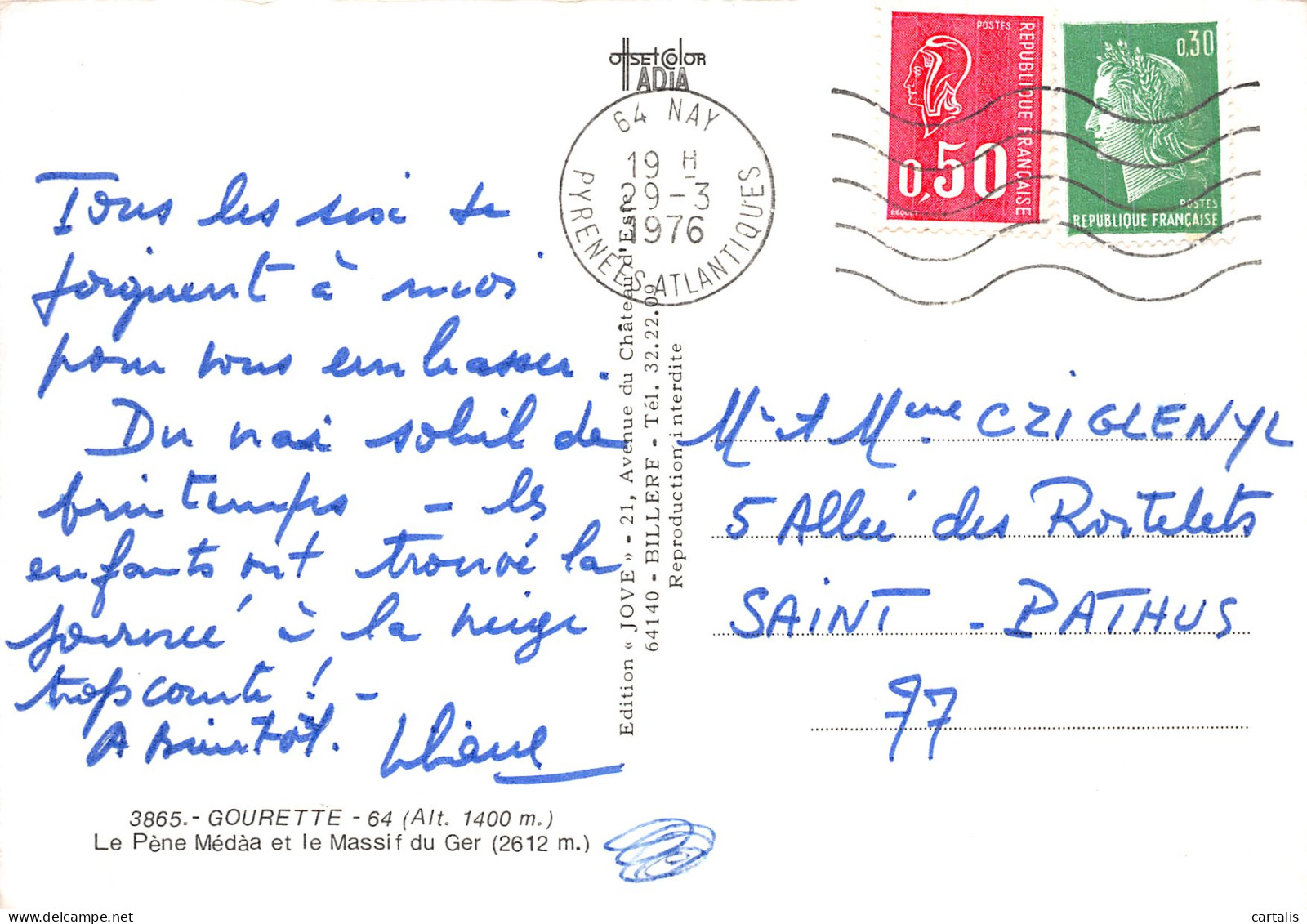 64-GOURETTE-N°4201-C/0221 - Other & Unclassified