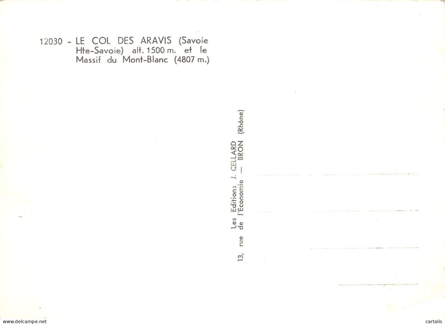 74-LE COL DES ARAVIS-N°4201-C/0129 - Sonstige & Ohne Zuordnung