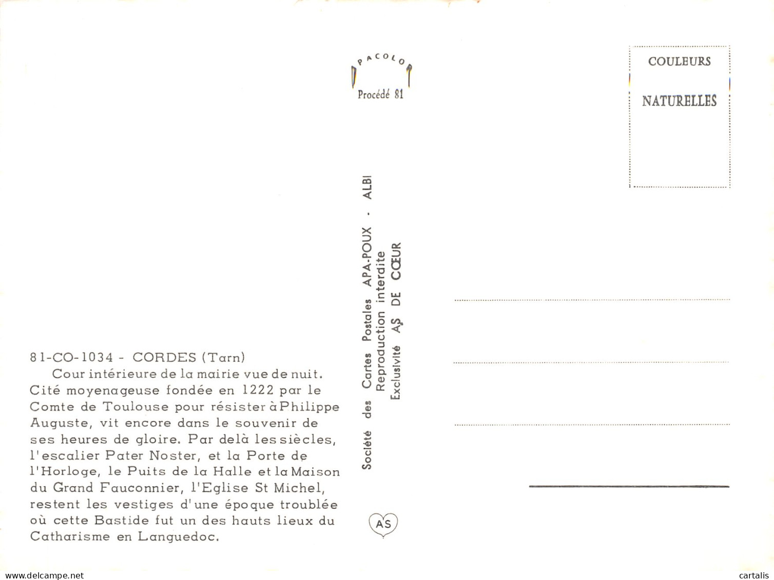 81-CORDES-N°4201-C/0053 - Cordes