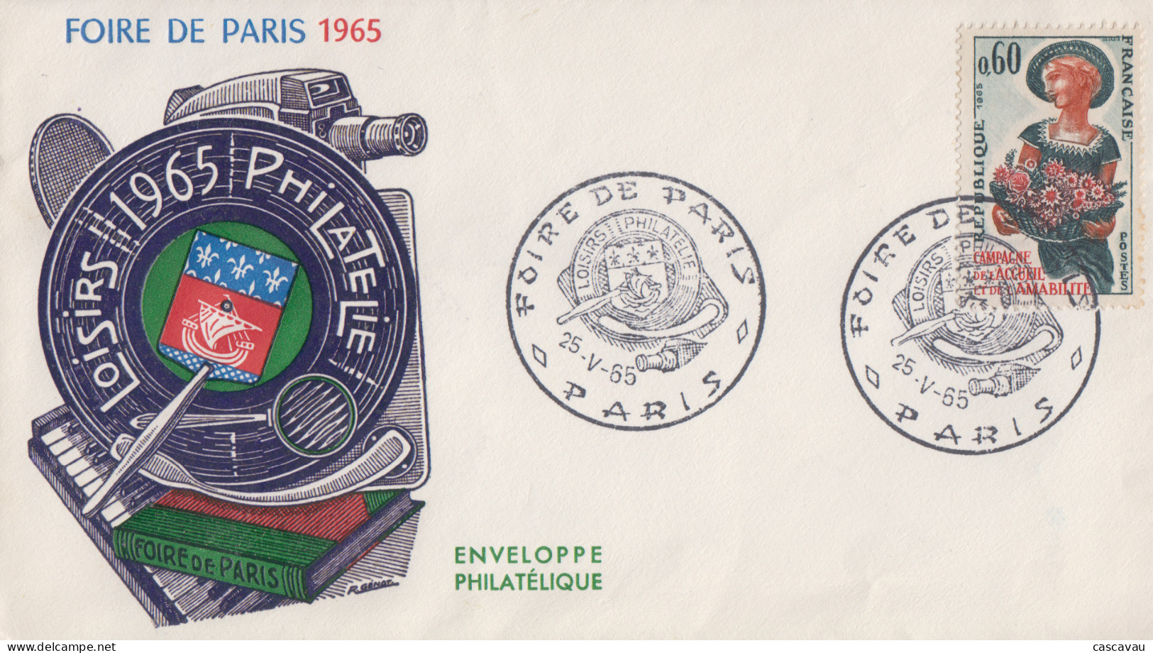 Enveloppe   FRANCE    FOIRE  De  PARIS   1965 - Commemorative Postmarks