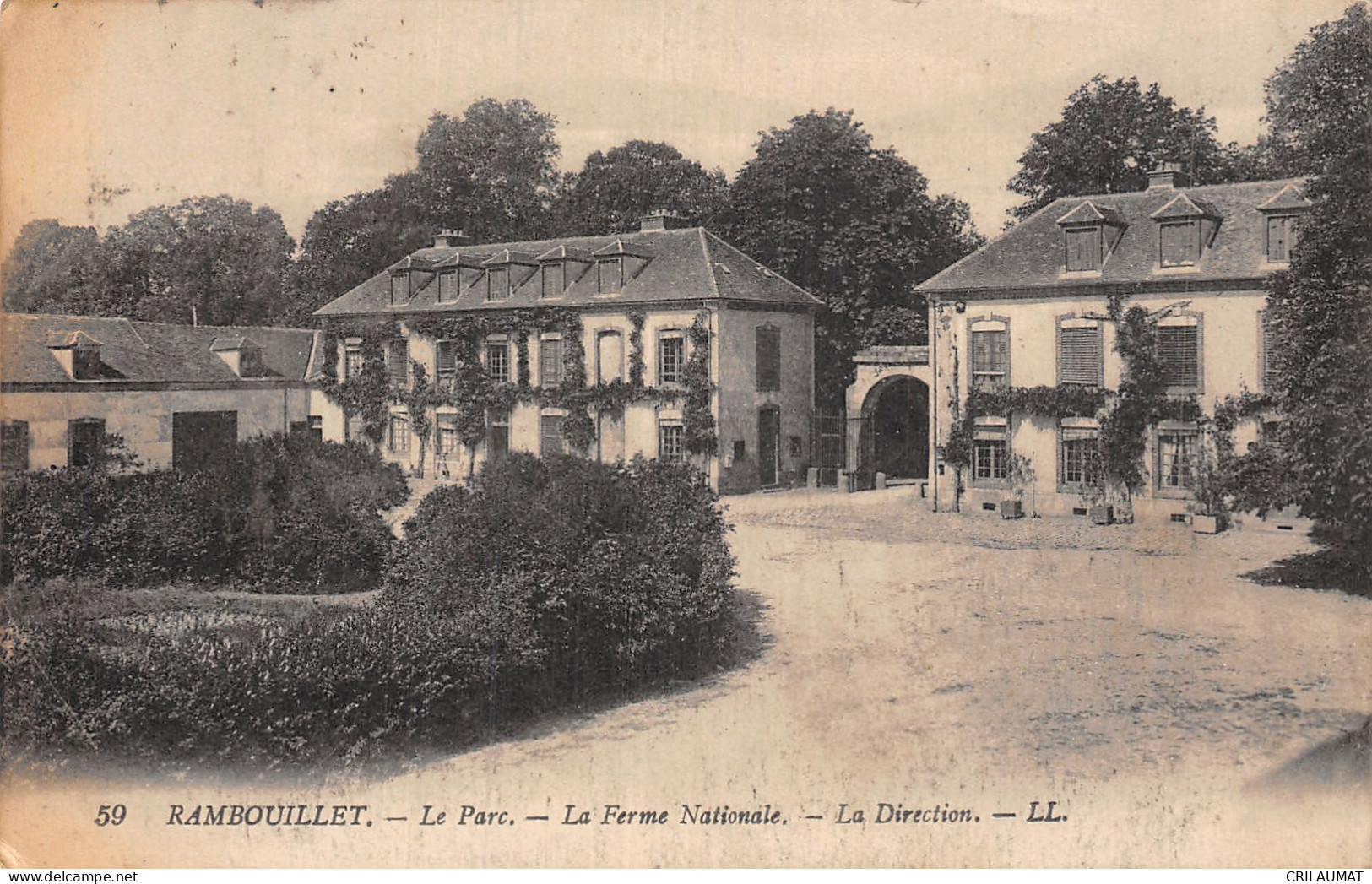 78-RAMBOUILLET LE PARC LA FERME NATIONALE-N°5147-B/0397 - Rambouillet (Castello)