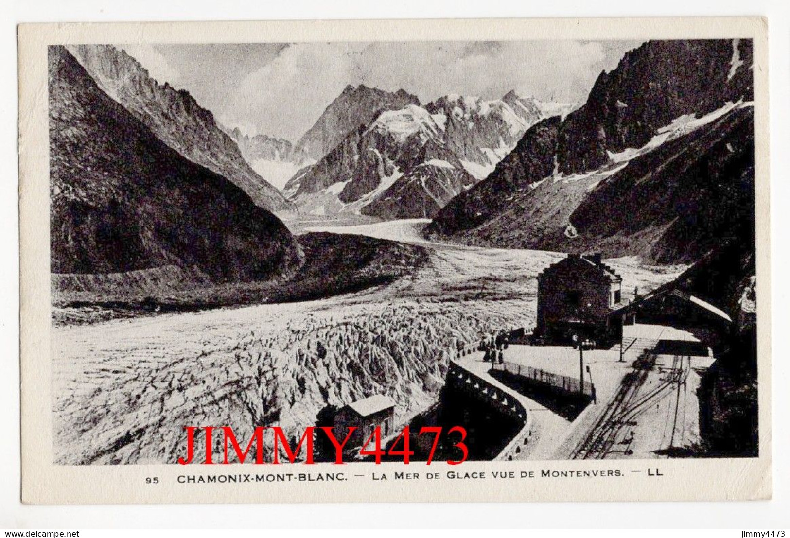 CPA - CHAMONIX-MONT-BLANC En 1932 - La Mer De Glace Vue De Montenvers - N° 95 - Edit. Lévy Et Neurdein - Chamonix-Mont-Blanc