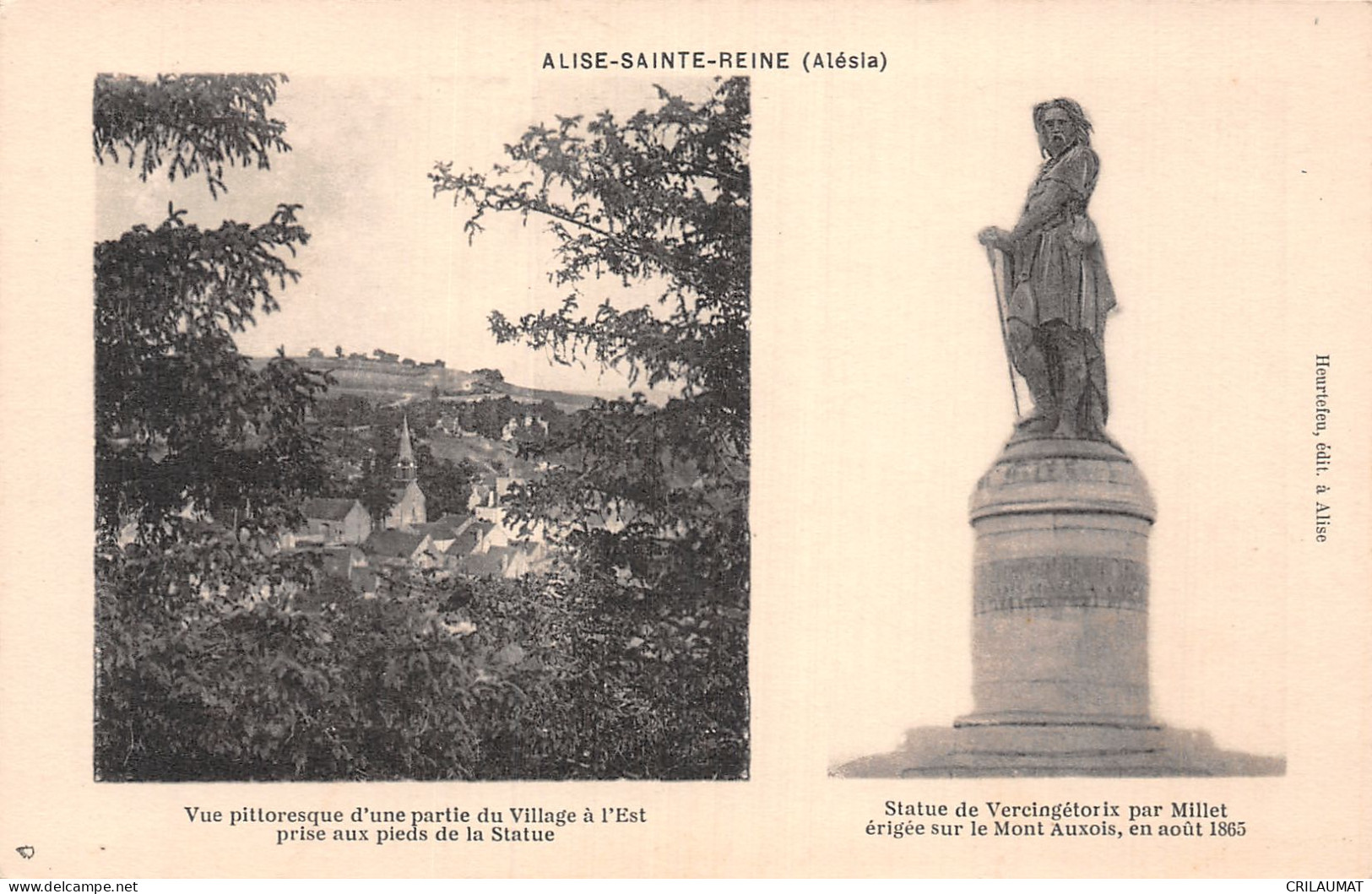 21-ALESIA ALISE SAINTE REINE-N°5147-A/0253 - Other & Unclassified