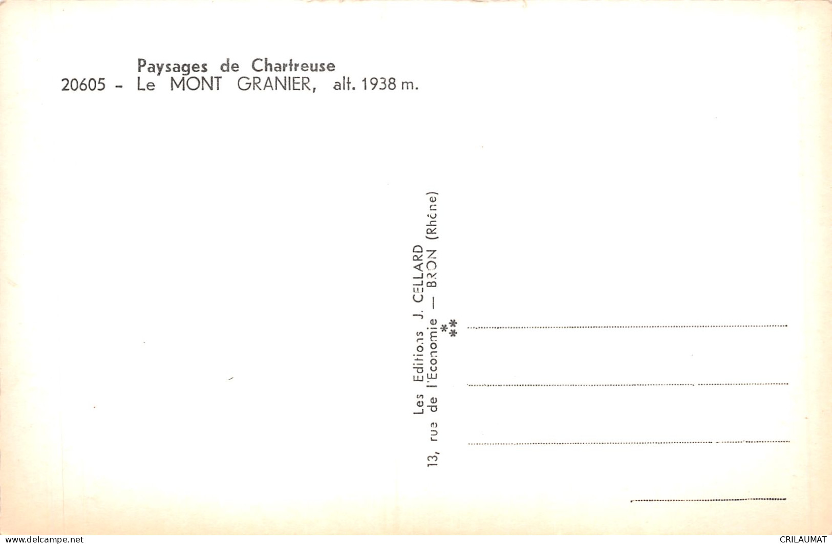 73-LE MONT GRANIER-N°5147-A/0041 - Other & Unclassified