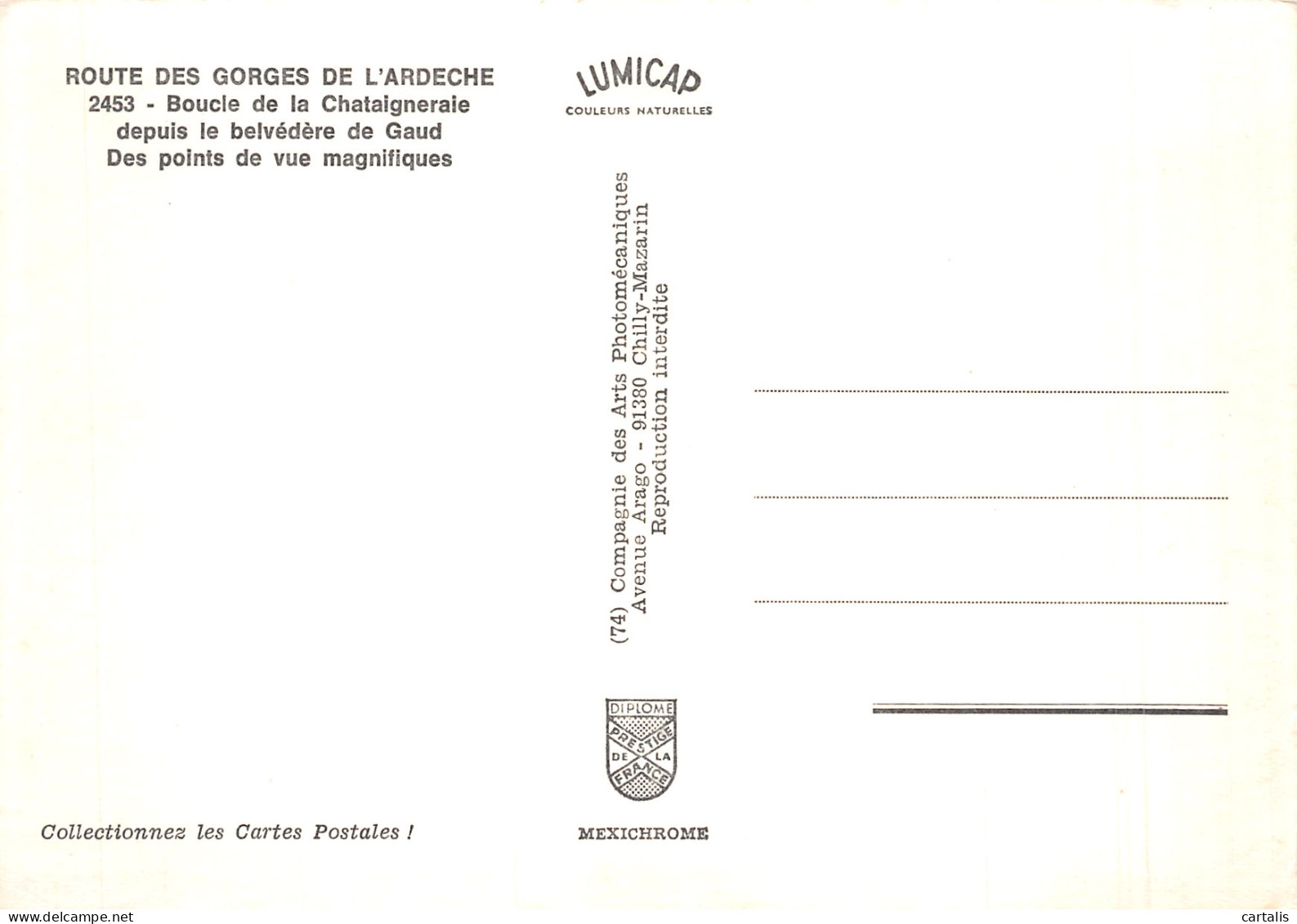 07-GORGES DE L ARDECHE-N°4202-B/0373 - Other & Unclassified