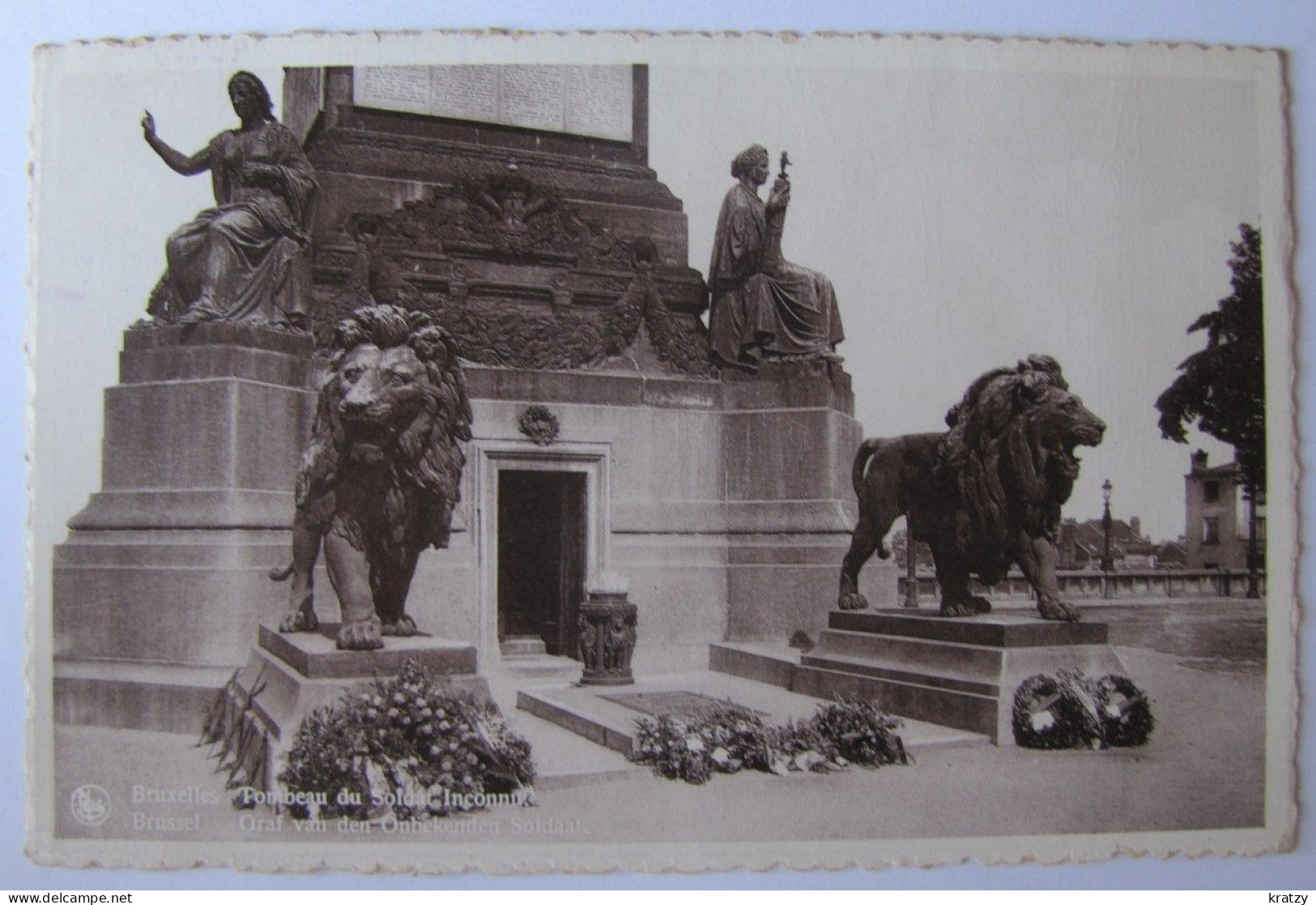 BELGIQUE - BRUXELLES - Tombeau Du Soldat Inconnu - 1942 - Monumenten, Gebouwen