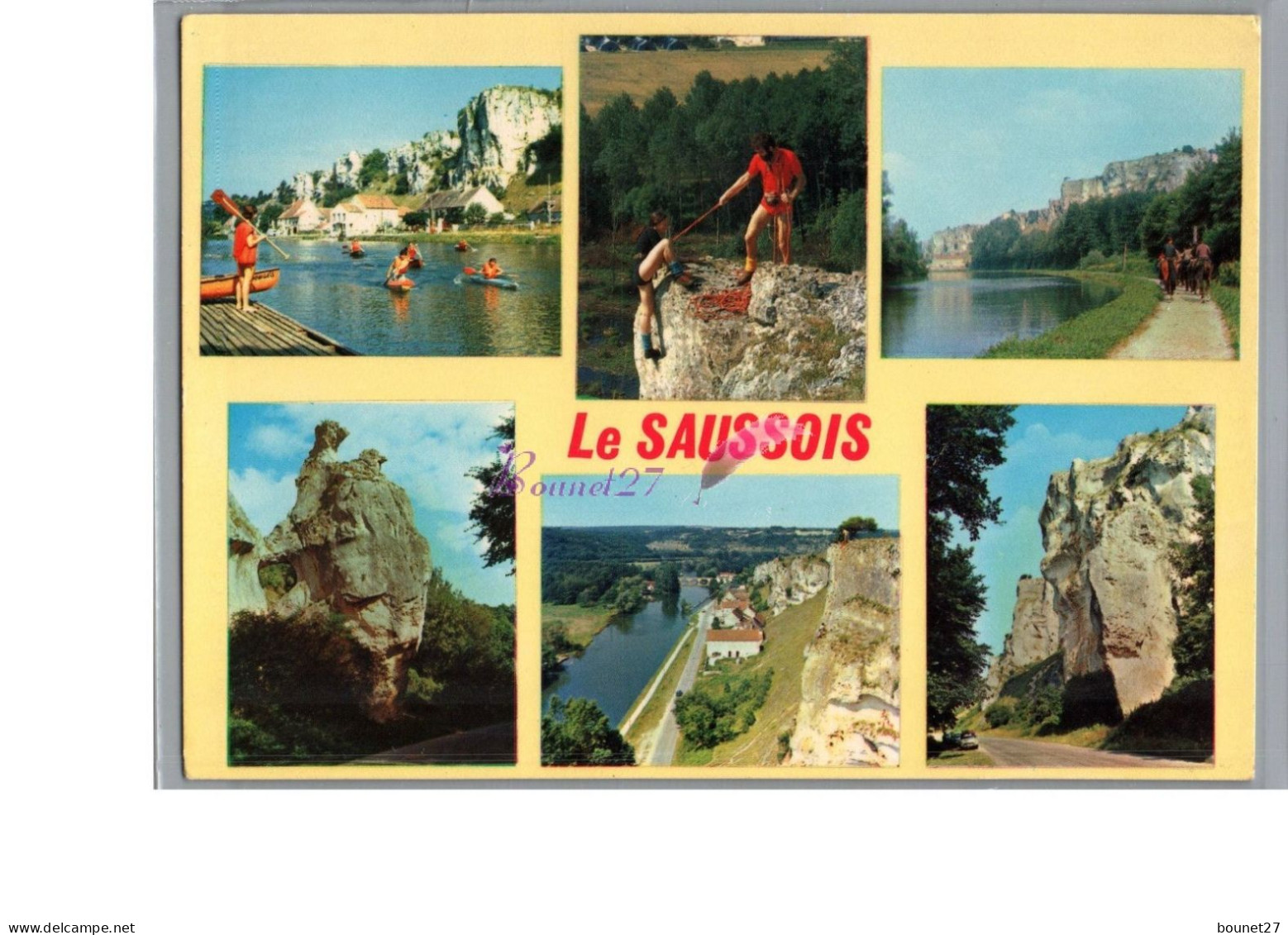 LES ROCHERS DU SAUSSOIS 89 - Centre établissement Du Club Alpin Le Saussois Canoé Roche Promenade à Cheval - Andere & Zonder Classificatie