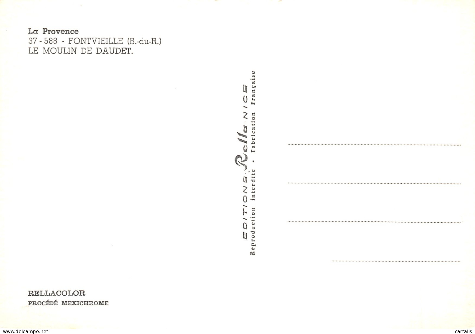 13-FONTVIEILLE-N°4202-B/0201 - Fontvieille