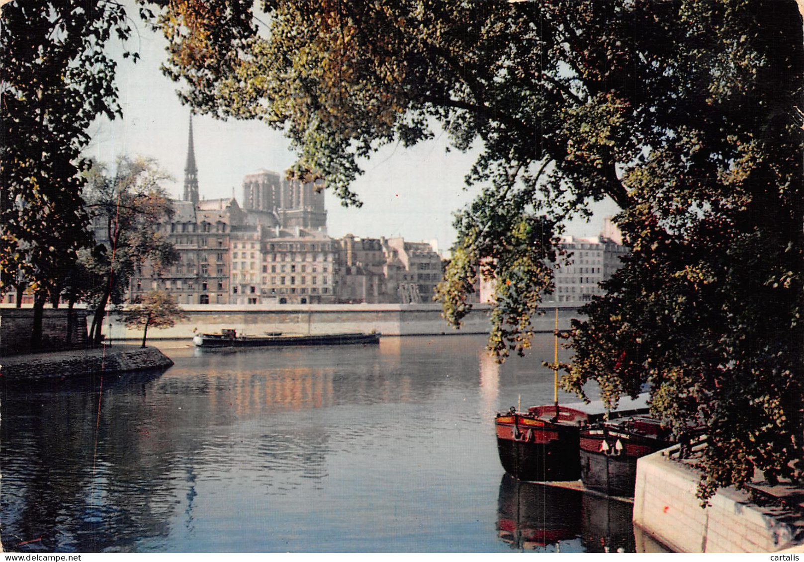 75-PARIS LA SEINE ET NOTRE DAME-N°4202-B/0121 - Sonstige & Ohne Zuordnung