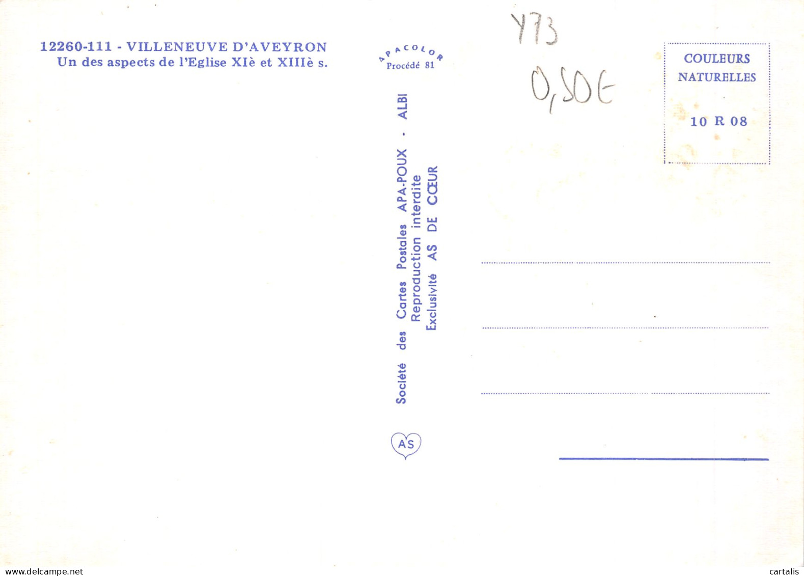 12-VILLENEUVE D AVEYRON-N°4202-A/0257 - Autres & Non Classés