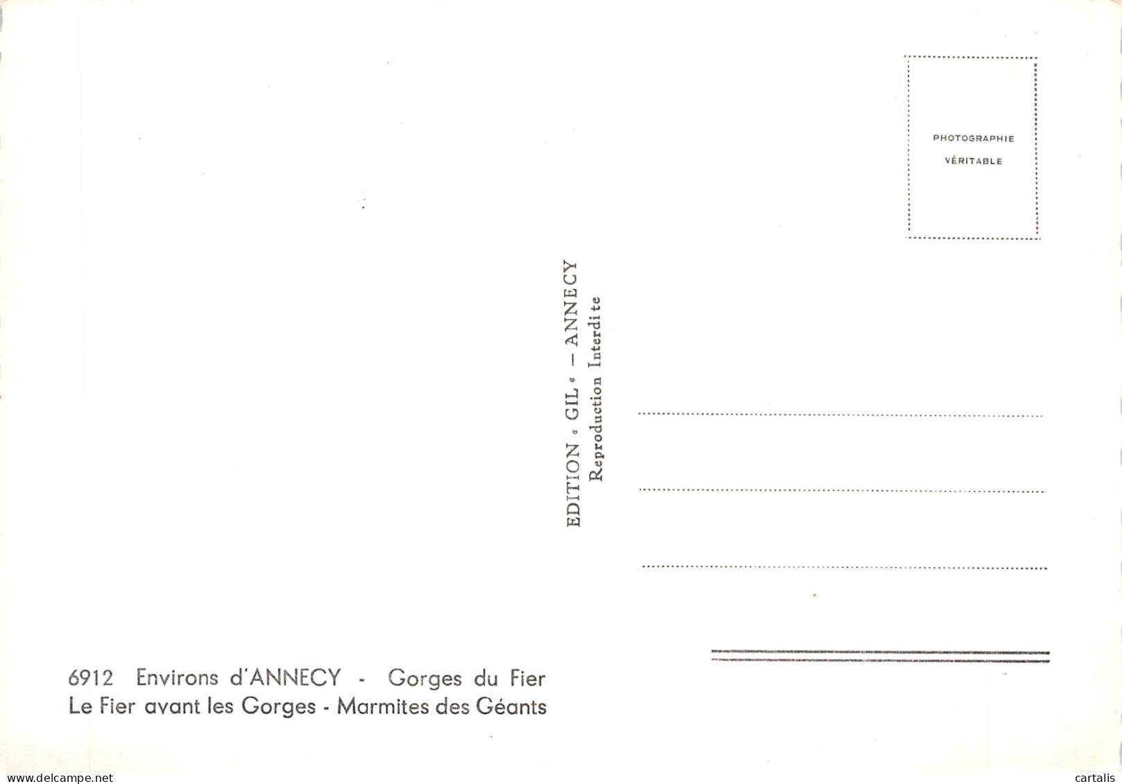 74-GORGES DU FIER-N°4202-A/0019 - Other & Unclassified