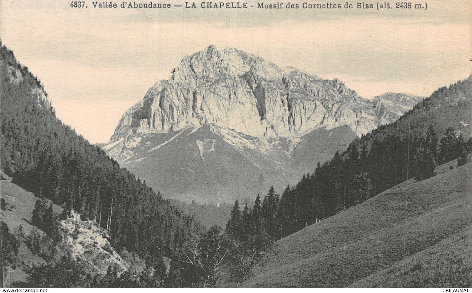 74-LA CHAPELLE MASSIF DES CORNETTES DE BISE-N°5147-F/0033 - Autres & Non Classés