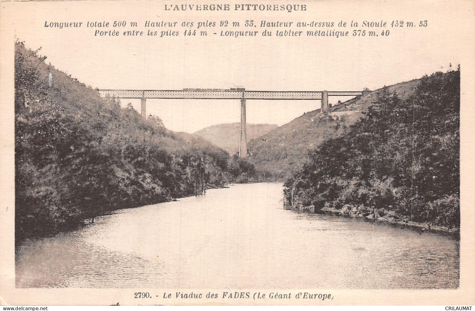 63-LE VIADUC DES FADES-N°5147-E/0377 - Sonstige & Ohne Zuordnung