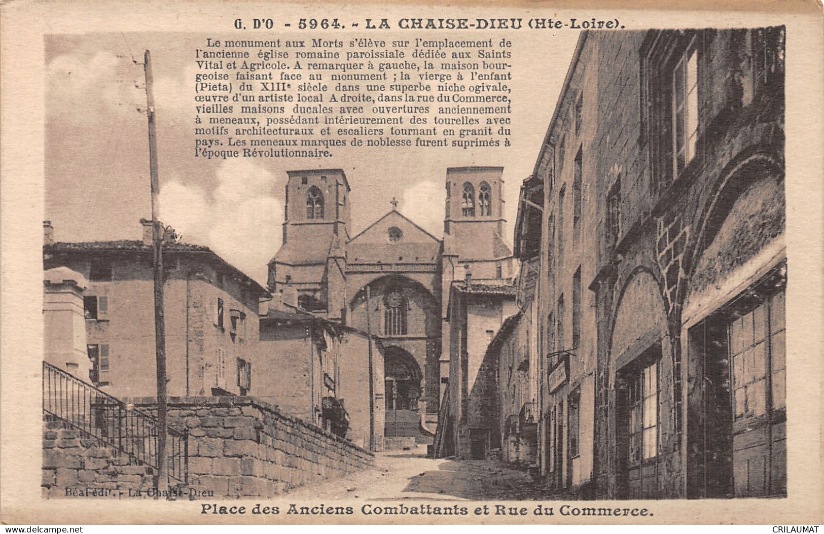 43-LA CHAISE DIEU-N°5147-E/0325 - La Chaise Dieu