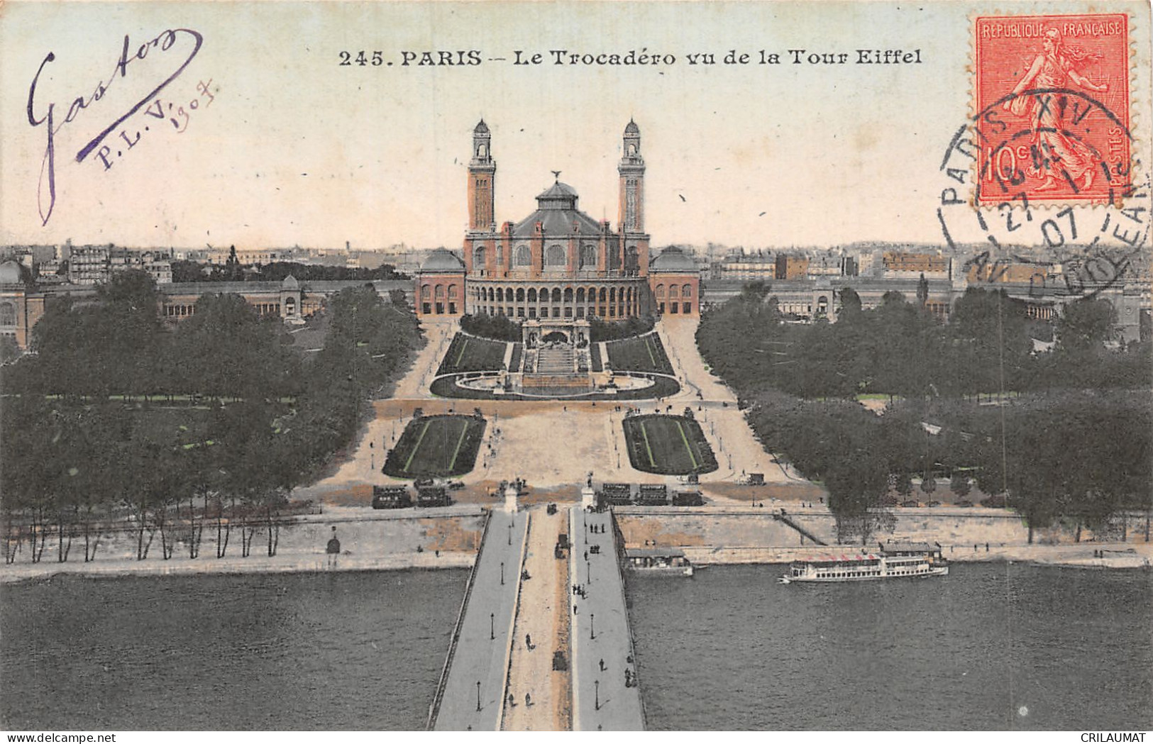 75-PARIS LE TROCADERO -N°5147-E/0181 - Sonstige & Ohne Zuordnung