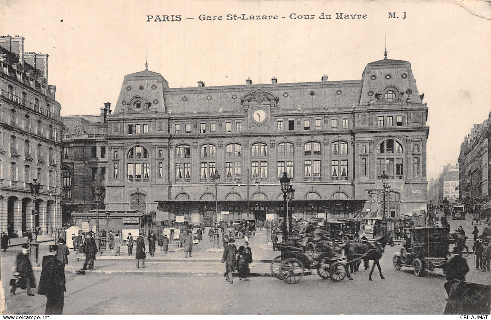 75-PARIS GARE SAINT LAZARE-N°5147-E/0169 - Metro, Stations