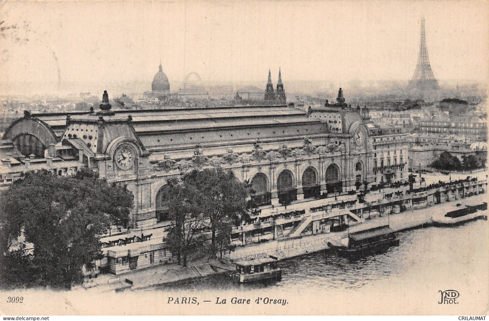 75-PARIS LA GARE D ORSAY-N°5147-E/0167 - Metro, Stations