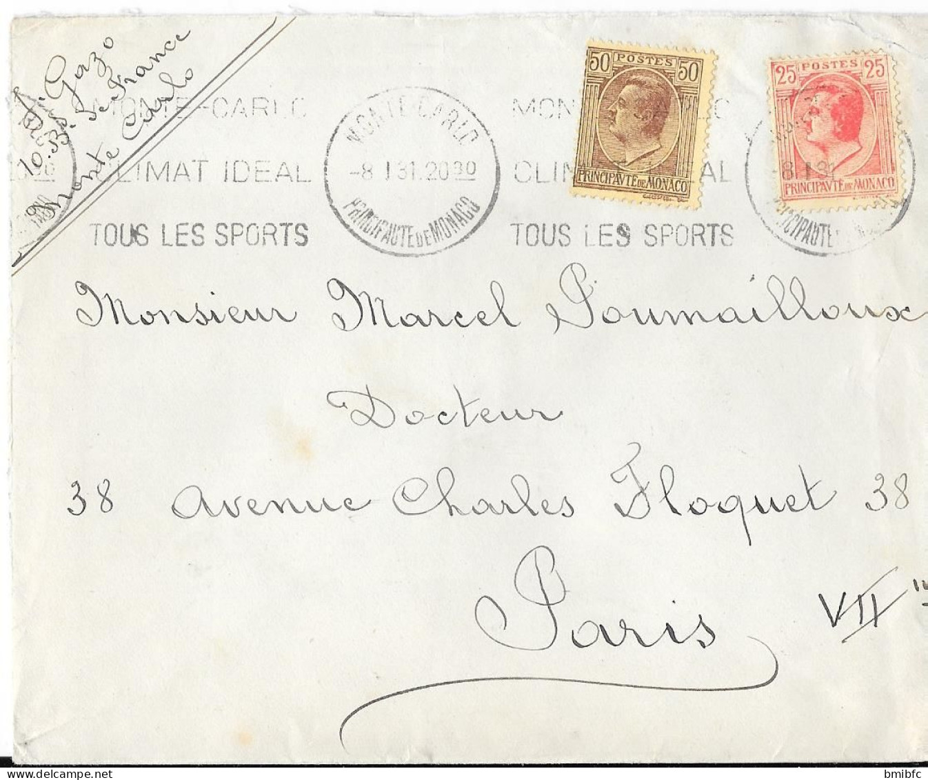 1931 Sur Lettre - Brieven En Documenten