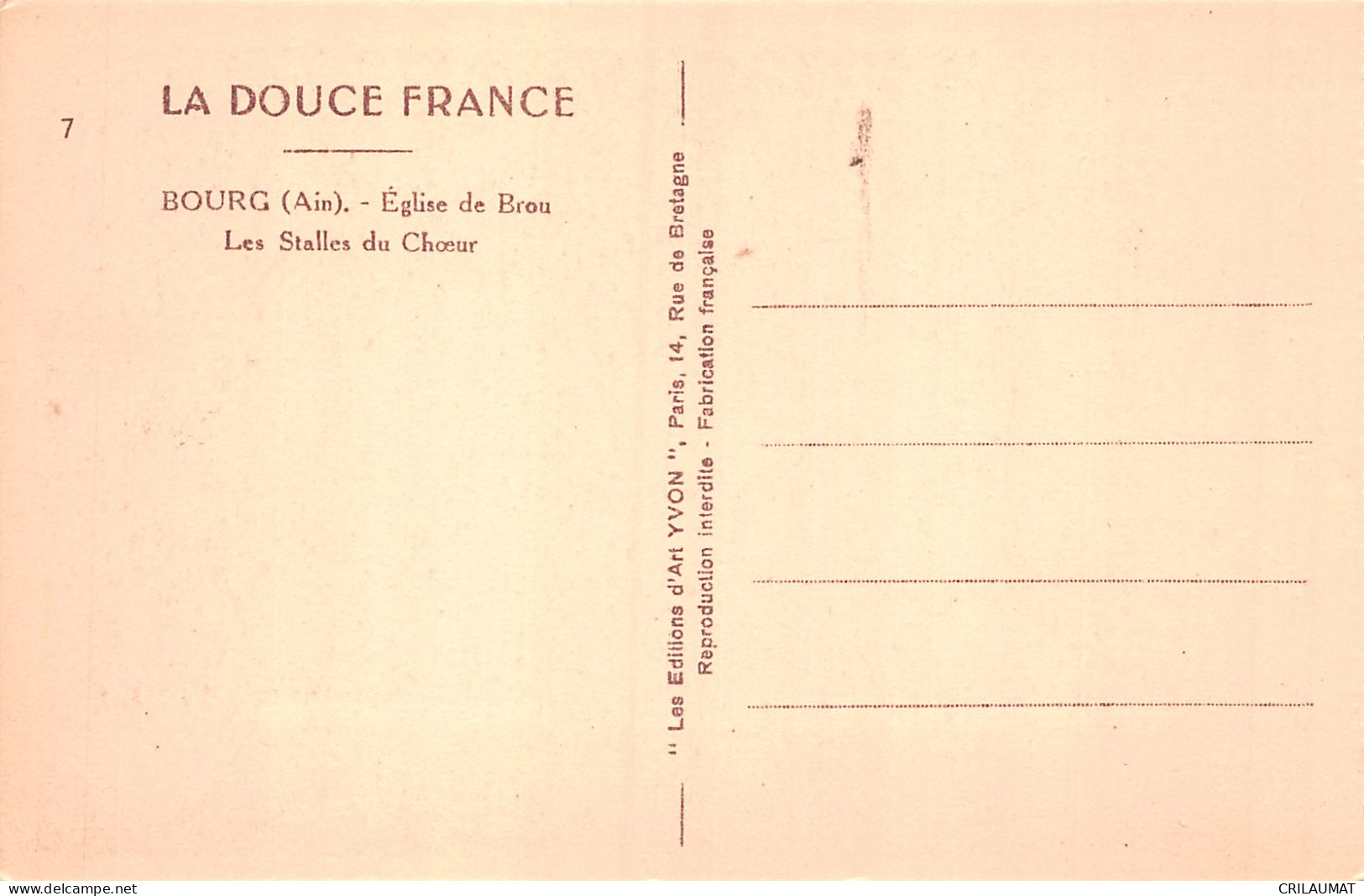 01-BOURG EGLISE DE BROU-N°5147-E/0031 - Autres & Non Classés
