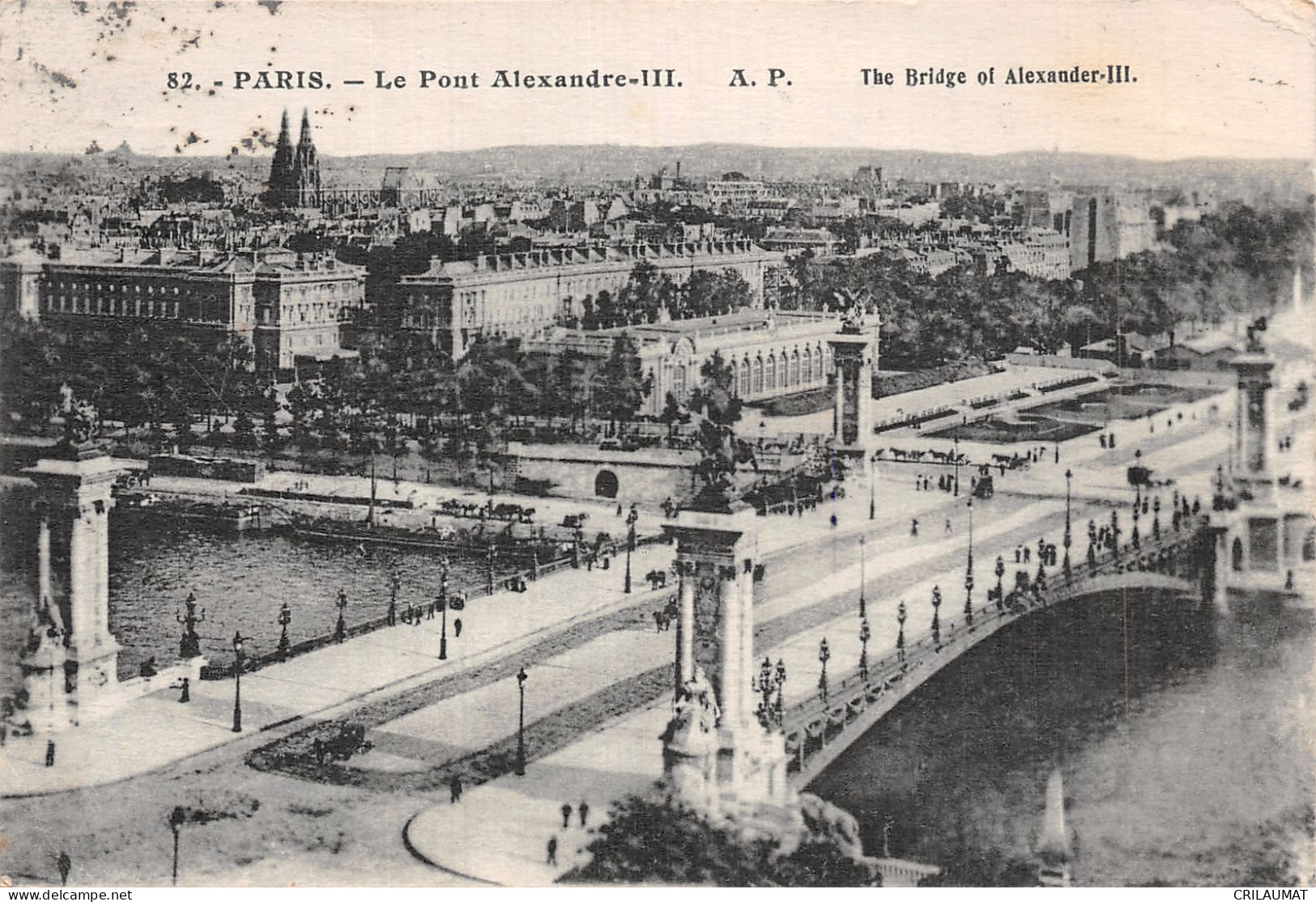 75-PARIS LE PONT ALEXANDRE III-N°5147-E/0003 - Sonstige & Ohne Zuordnung