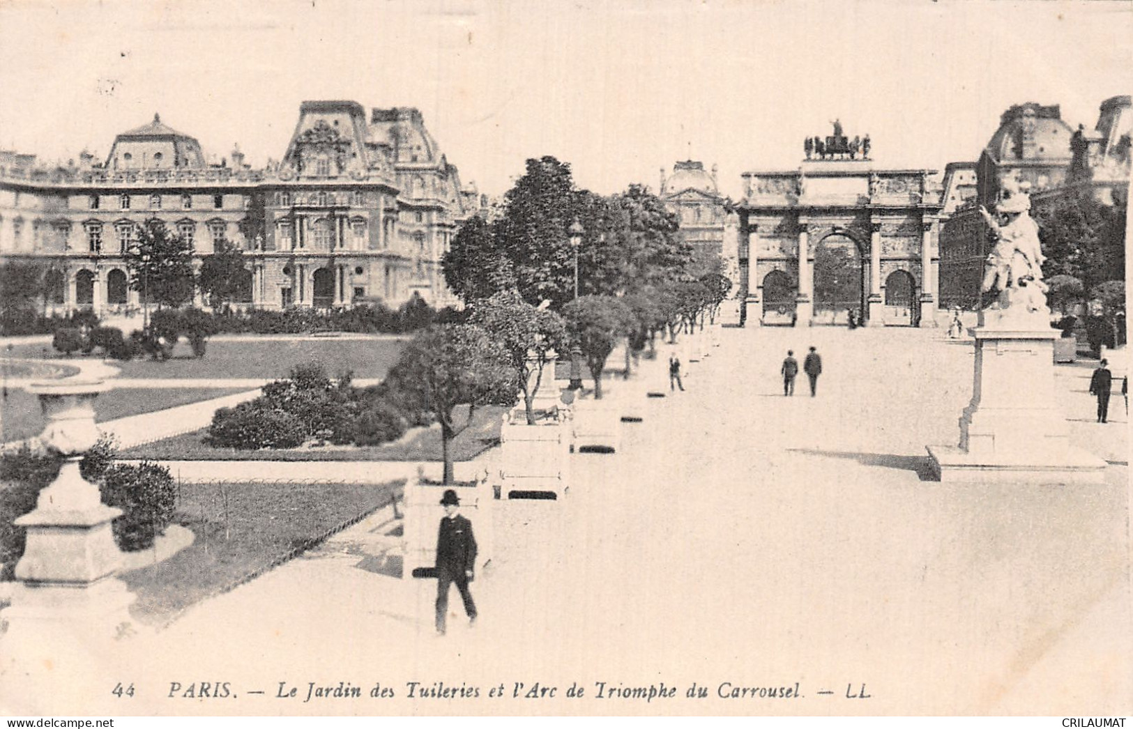 75-PARIS LE JARDIN DES TUILERIES-N°5147-D/0285 - Altri & Non Classificati