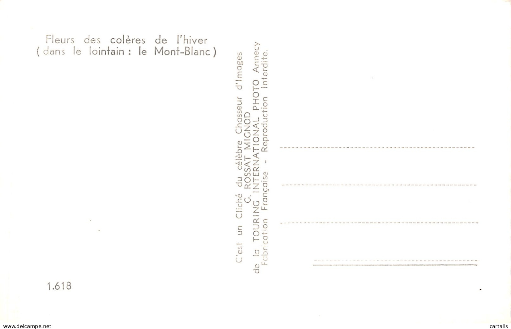 74-LE MONT BLANC-N°4202-E/0055 - Otros & Sin Clasificación