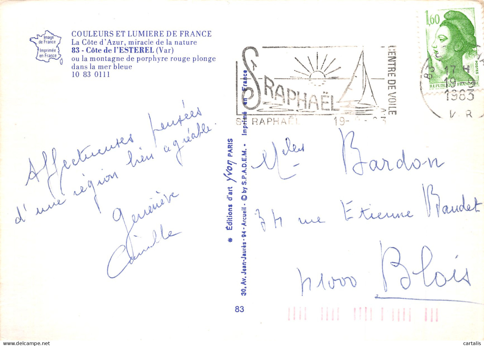 83-L ESTEREL-N°4202-D/0391 - Other & Unclassified