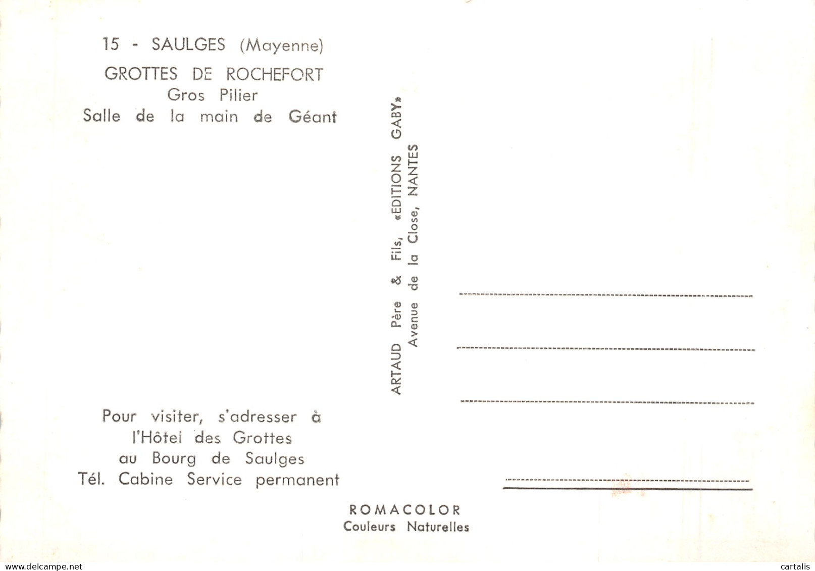 53-SAULGES-N°4202-D/0315 - Andere & Zonder Classificatie