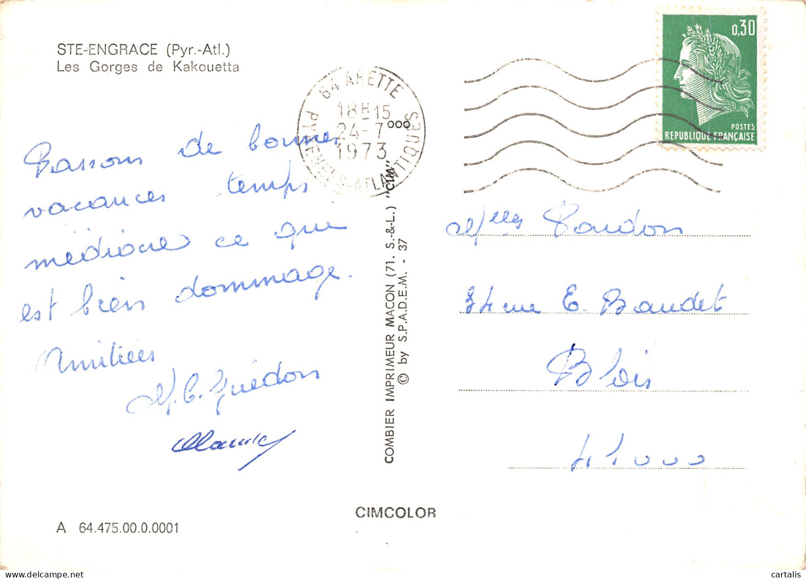 64-SAINTE ENGRACE-N°4202-D/0297 - Altri & Non Classificati