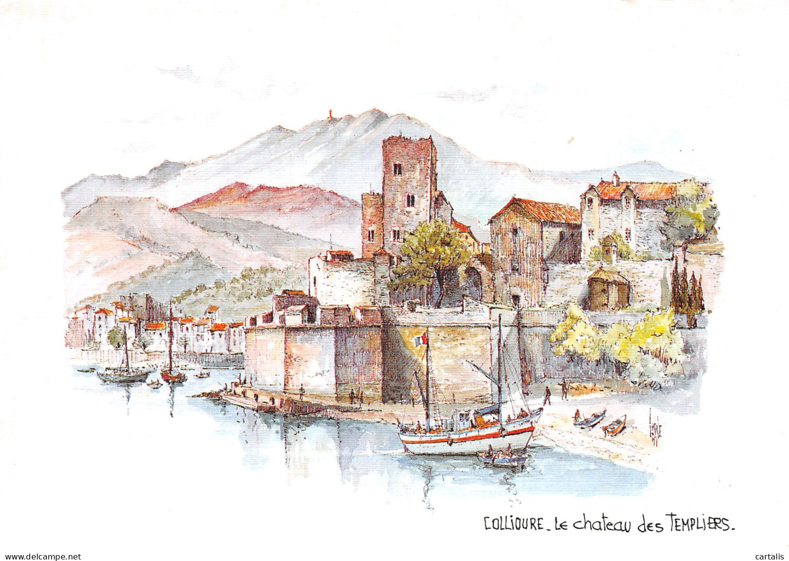 66-COLLIOURE LE CHATEAU DES TEMPLIERS-N°4202-D/0305 - Collioure