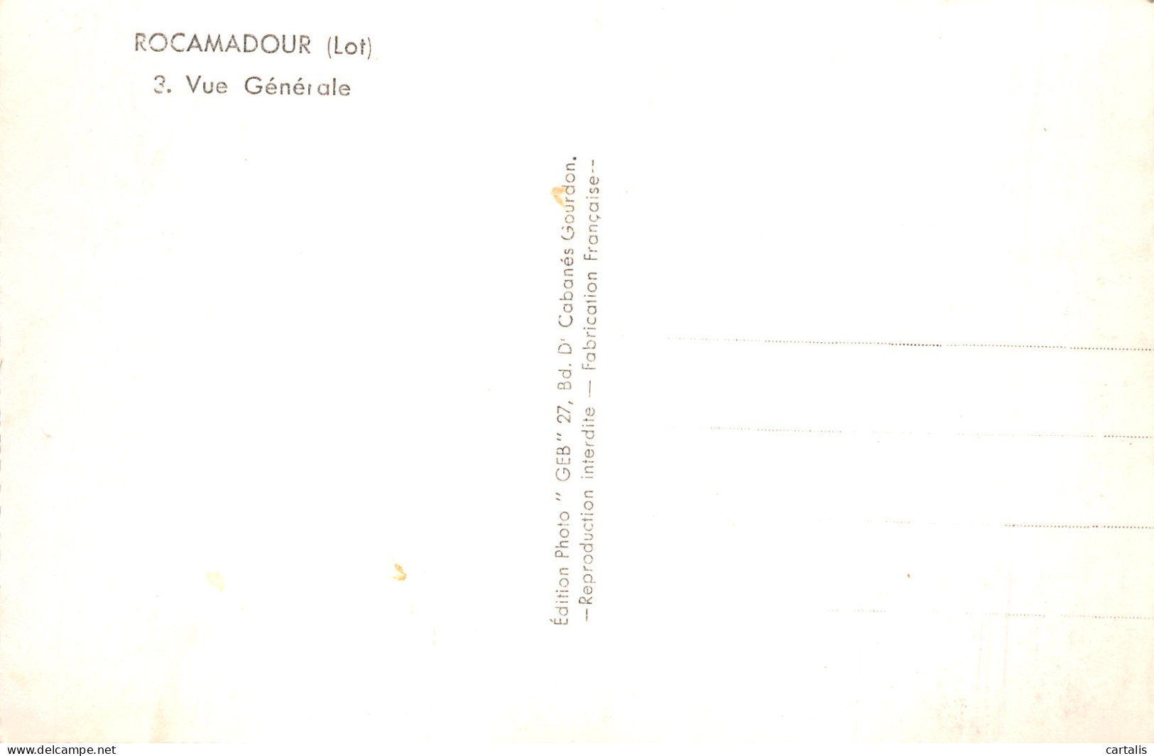 46-ROCAMADOUR-N°4202-C/0377 - Rocamadour