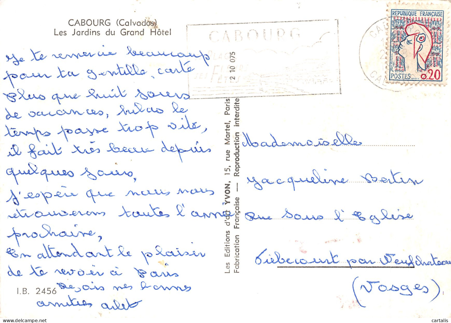 14-CABOURG-N°4202-C/0269 - Cabourg