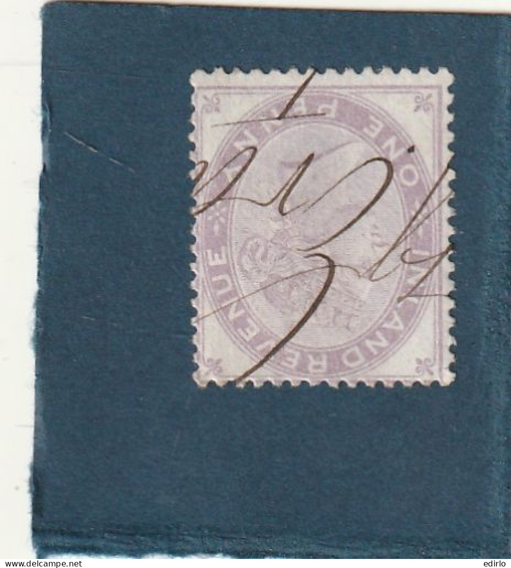 ///   ANGLETERRE ///     N°  4 Timbre Fiscal Côte 15€ - Officials