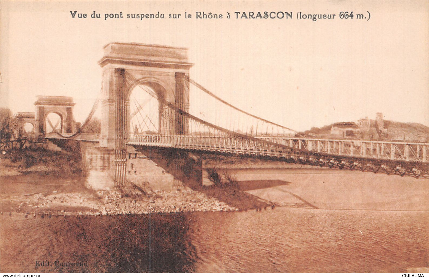 13-TARASCON PONT SUSPENDU SUR LE RHONE-N°5147-H/0273 - Tarascon