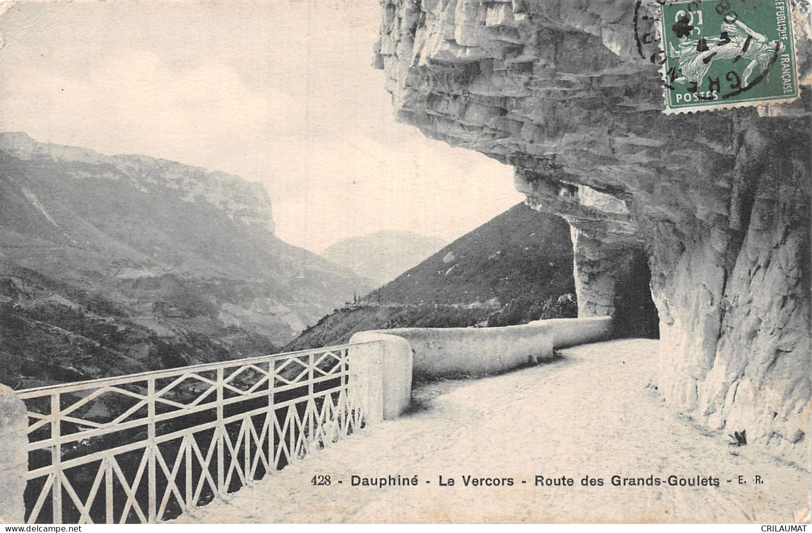 38-LE VERCORS ROUTE DES GRANDS GOULETS-N°5147-G/0373 - Other & Unclassified