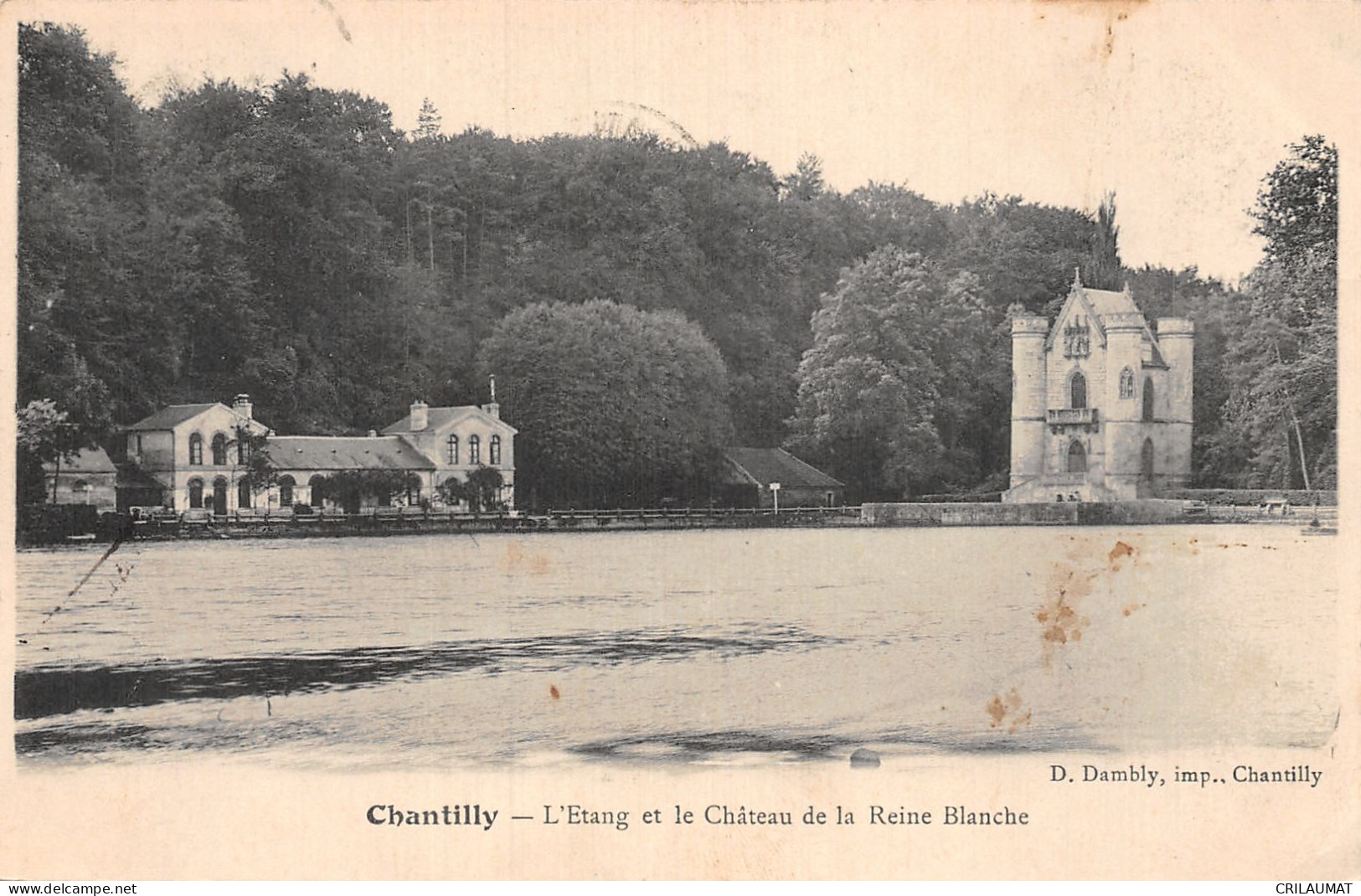 60-CHANTILLY LE CHÂTEAU-N°5147-G/0365 - Chantilly